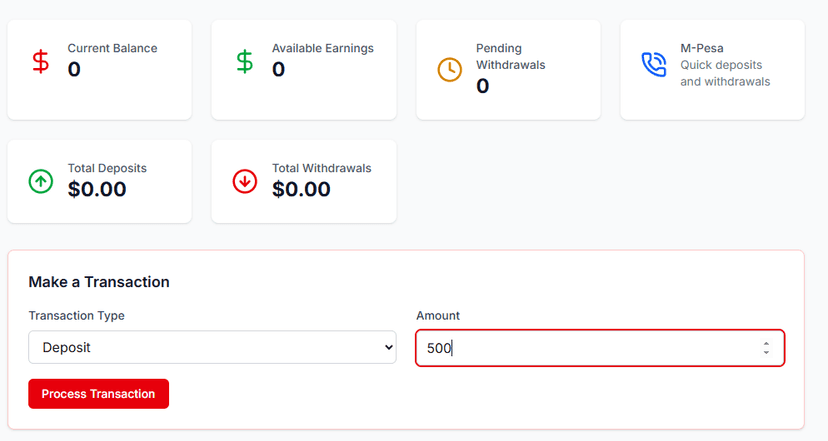 Earnings Dashboard
